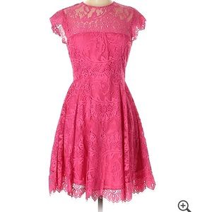 Lace dress cocktail dress from BB Dakota in pink